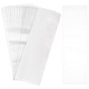 PH PandaHall 3x9 Cellophane Treat Bags, 200pcsTreat Bags Clear Heat Seal Cello Bags Long Candy Gift Treat Bags Pretzel Bags for Cookies Candies Small Homemade Arts Party Favor Gifts Bags