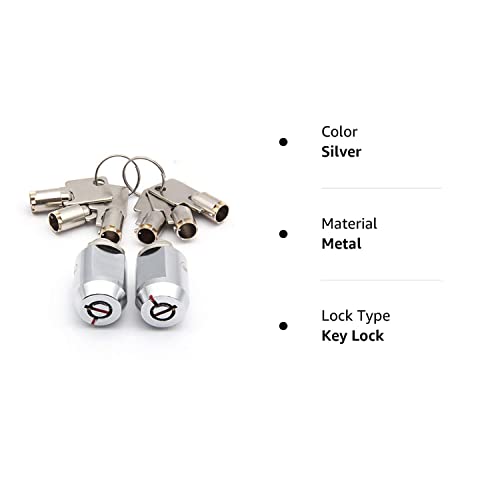 Storage Unit Cylinder Lock - Twin Pack - 2 Locks Keyed Alike - Self Storage Locker