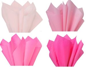 a1 bakery supplies pink mix 1 – gift wrapping tissue paper 96 sheets 15″ x 20″ premium gift wrap tissue paper