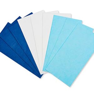 American Greetings Bulk Blue and White Tissue Paper for Birthdays, Easter, Mother's Day, Father's Day, Graduation and All Occasions (125-Sheets)