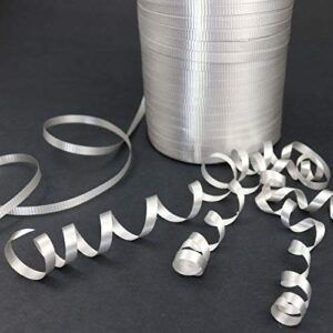 GiftExpress 500 Yards Silver Curling Ribbon/Balloon Ribbon/Balloon Strings/Gift Wrapping Ribbons Supplies