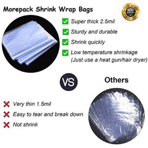 Shrink Wrap Basket Bags,20Pieces 18x22Inches Clear PVC Shrink Wrap Bags for Gift Basket