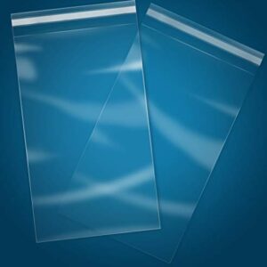 1000 Count - 4" x 6" Self Seal Clear Cello Cellophane Resealable Plastic Poly Bags for Photo, Jewelry, Bakery, Treats, Party Favors