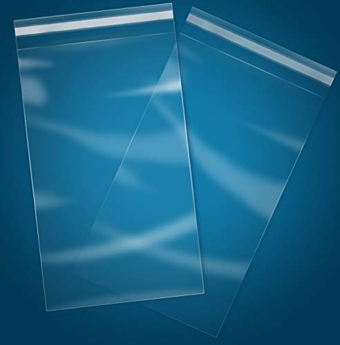 1000 Count - 4" x 6" Self Seal Clear Cello Cellophane Resealable Plastic Poly Bags for Photo, Jewelry, Bakery, Treats, Party Favors