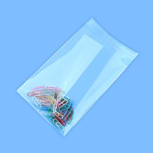 1000 Count - 4" x 6" Self Seal Clear Cello Cellophane Resealable Plastic Poly Bags for Photo, Jewelry, Bakery, Treats, Party Favors