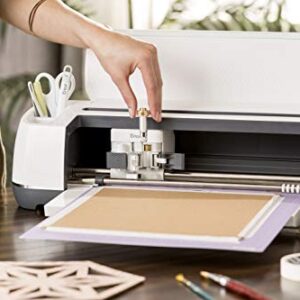 Cricut Knife Blade and Drive Housing, Hard and Durable Cutting Blade, Cuts Wood, Leather, Chipboard & More, Create Puzzles, Models, Leather Goods, Compatible with Cricut Maker Cutting Machine