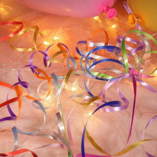 Molshine 3/16 inch x 500Yards (250yd/roll) Smooth Balloon Ribbon, Crimped Curling Balloon String Roll for DIY Holiday Venue Party Wedding Decoration, Gift Packaging -2Pack