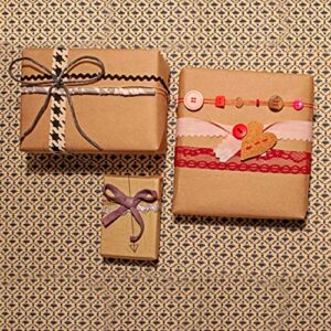 Brown Kraft Gift Wrapping Paper 17.50" x 900" (75 Feet) Made in USA Jumbo Roll, Ideal for Gift Box Wrapping, Art & Craft, Postal, Packing, Shipping, Floor Covering, Parcel, Table Runner, 100% Recycled