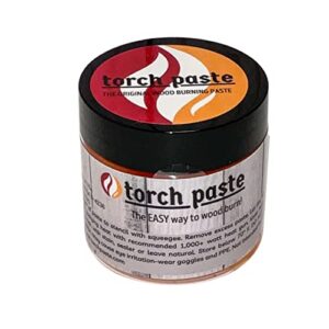 torch paste – the original wood burning paste since 2020 | lab tested & astm d-4236 certified | non toxic | use on wood, card stock, canvas, denim & more | easy application