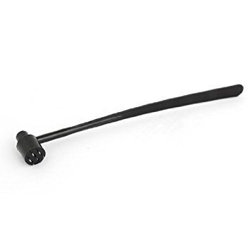 Water & Wood Plastic Black Handle Single-end Seven-Star Dermal Needle