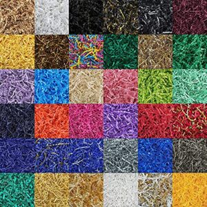 MagicWater Supply Crinkle Cut Paper Shred Filler (1/2 LB) for Gift Wrapping & Basket Filling - Kraft