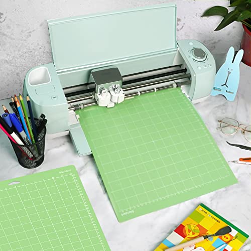 Gwybkq Cutting Mat for Cricut Explore One/Air/Air 2/Maker 8 Pack 12x12 Inch Standard Green Grip Adhesive Sticky Non-Slip Durable Mat Cut Mats Replacement Accessories