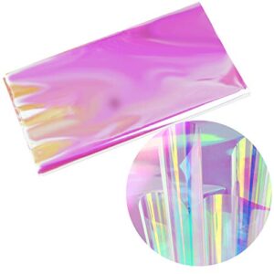 Bskifnn 20pcs Cellophane Wrap Paper Clear Rainbow Color for Birthday Mother's Day Valentine's Day Christmas Gift Candy Package Flower Wrapping 20.5" x23.6"