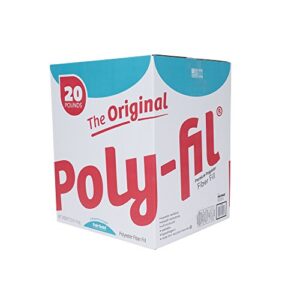 fairfield the original poly-fil premium box, 20 lb, white
