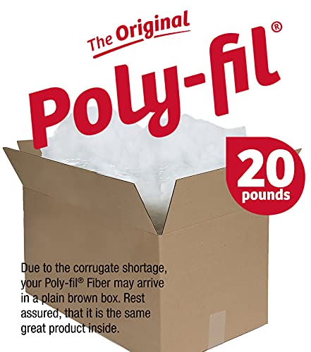 Fairfield The Original Poly-Fil Premium Box, 20 lb, White