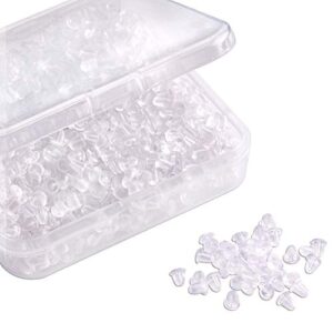 silicone clear earring backs 1200 pieces bullet earring clutch by yalis