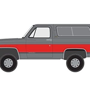 ModelToyCars 1990 Chevy K5 Blazer 1500 Lifted, Gray - Greenlight 35230D - 1/64 Scale Diecast Car