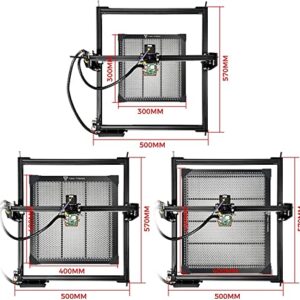 300 * 300mm Honeycomb Laser Bed Honeycomb Working Table Laser Honeycomb for CO2 or Laser Engraver Cutting Machine with Aluminum Plate and Engraving Materials