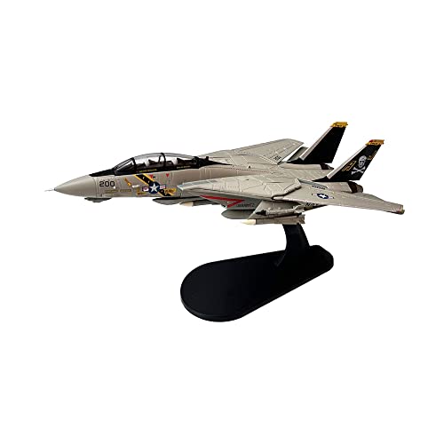 1/100 Scale US Navy Grumman F-14 F-14A F-14B F-14D Tomcat Fighter Aircraft Metal Military Diecast Plane Model Gift Ornament Collection (F-14A)