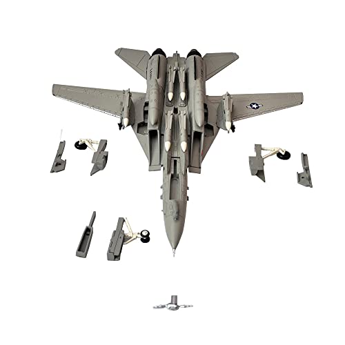 1/100 Scale US Navy Grumman F-14 F-14A F-14B F-14D Tomcat Fighter Aircraft Metal Military Diecast Plane Model Gift Ornament Collection (F-14A)