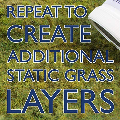 War World Scenics Static Grass Layering Spray 500ml for Model Railway Dioramas & Wargame Terrain