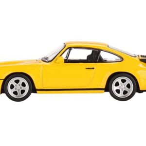 1987 RUF CTR Blossom Yellow with Black Stripes Limited Edition to 3000 Pieces Worldwide 1/64 Diecast Model Car by True Scale Miniatures MGT00419