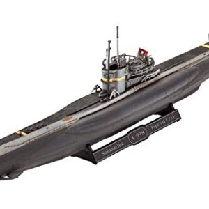 Revell RV05154 05154 5154 German Submarine Type VII C/41 1: 350 Plastic Model Kit, Various