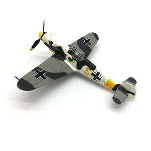 1/72 Scale German WWII Messerschmidt BF-109 Fighter Model Diecast Airplanes Military Display Model Aircraft for Collection Classic Model