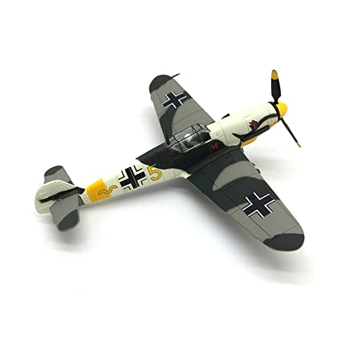 1/72 Scale German WWII Messerschmidt BF-109 Fighter Model Diecast Airplanes Military Display Model Aircraft for Collection Classic Model