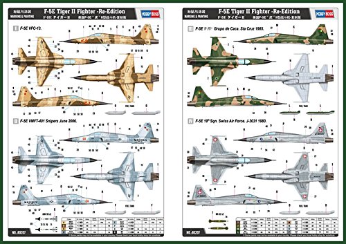 Hobby Boss F-5E Tiger II Fighter Airplane Model Building Kit