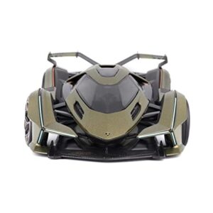 Maisto Diecast Cars Lambo V12 Vision Gran Turismo Matt Green Metallic 118 Diecast Model Car by Maisto (31454grn)