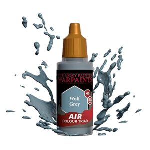 the army painter warpaint air wolf grey – acrylic non-toxic heavily pigmented water based paint for tabletop roleplaying, boardgames, and wargames miniature model painting