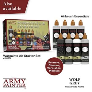 The Army Painter Warpaint Air Wolf Grey - Acrylic Non-Toxic Heavily Pigmented Water Based Paint for Tabletop Roleplaying, Boardgames, and Wargames Miniature Model Painting