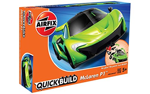Airfix Quickbuild McLaren P1 Green Snap Together Plastic Model Kit J6021