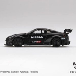 Truescale Miniatures Mini GT 1:64 LB-Silhouette Works GT Nissan 35GT-RR Ver.2 Matt Black LBWK Advan True Scale Miniatures MGT00291