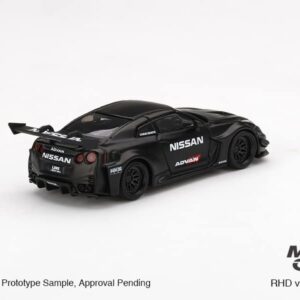 Truescale Miniatures Mini GT 1:64 LB-Silhouette Works GT Nissan 35GT-RR Ver.2 Matt Black LBWK Advan True Scale Miniatures MGT00291