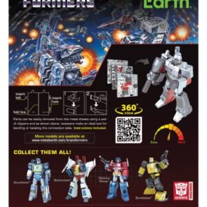 Metal Earth Transformers Megatron Color 3D Metal Model Kit Fascinations