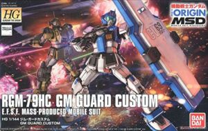 bandai – maquette gundam – 022 gm guard custom gunpla hg 1/144 13cm – 4573102606570