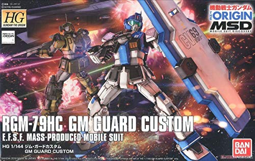 Bandai - Maquette Gundam - 022 GM Guard Custom Gunpla HG 1/144 13cm - 4573102606570