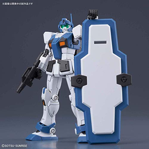 Bandai - Maquette Gundam - 022 GM Guard Custom Gunpla HG 1/144 13cm - 4573102606570