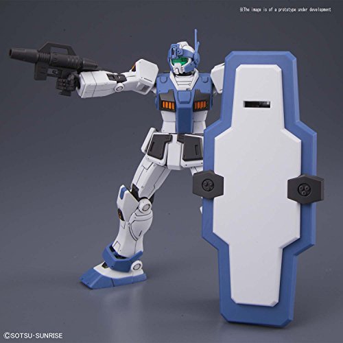 Bandai - Maquette Gundam - 022 GM Guard Custom Gunpla HG 1/144 13cm - 4573102606570