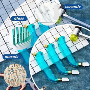 3 Pieces Pistol Grip Oil Feed Glass Cutter Stained Glass Cutter Cutting Tools for Mirrors Window Panes Ceramic Tile