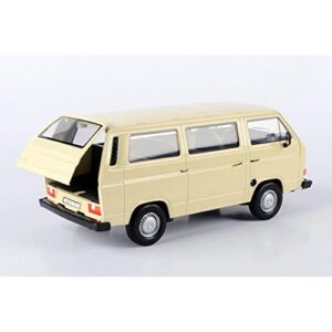 VW Type 2 (T3) Van Beige Timeless Legends Series 1/24 Diecast Model Car by Motormax 79376