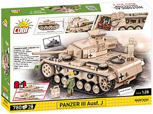 COBI Historical Collection World War II Panzer III Ausf. J Tank