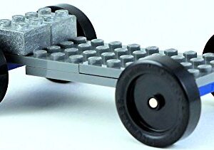 PRO Brick Wheel - Axle Assembly for Brick Derby Car Racing (Set of 4) by Pinewood Pro