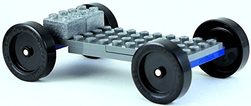 PRO Brick Wheel - Axle Assembly for Brick Derby Car Racing (Set of 4) by Pinewood Pro