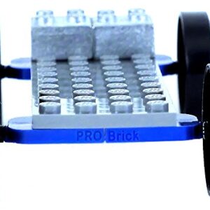 PRO Brick Wheel - Axle Assembly for Brick Derby Car Racing (Set of 4) by Pinewood Pro
