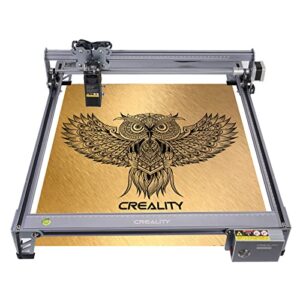 kumin 10w laser engraver, ultra accurate machine laser cutter and engraver machine support lightburn, robust design laser engraver for wood and metal, vinyl, acrylic, basswood, paper