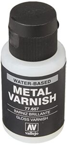 vallejo gloss metal varnish 32ml paint