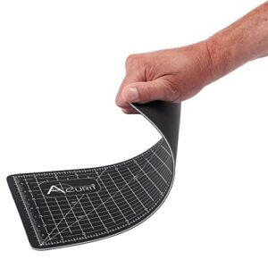 Acurit Self-Healing Cutting Mats - Self-Healing Craft Mats for Cutting, Measurements, Studios, Design, & More! - [Black - 18x24"]